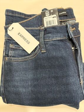 New Express Bootcut Jeans - Indigo Blue (size 4)